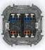 Переключатель двухклавишный Legrand Inspiria 673667