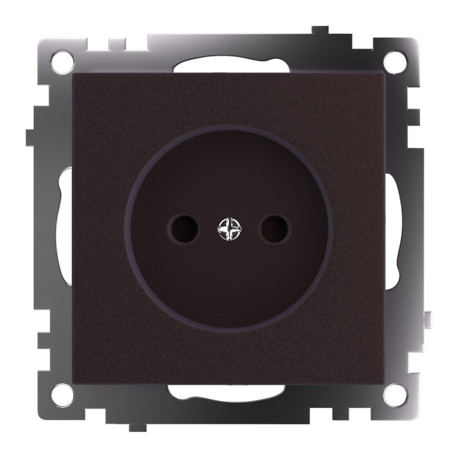 Розетка 1-местная с защитной шторкой Stekker Катрин GLS10-7109-04 49025