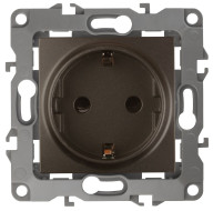 Розетка 2P+E Schuko со шторками Эра 12-2102-13 Б0019324