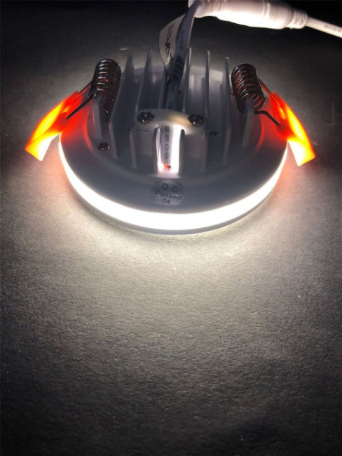 Встраиваемый светильник Elvan VLS-109R-7W-WW-Wh