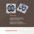 Розетка телефонная RJ11 + компьютерная RJ45 Arte Milano 206.44-1.shampan Розетка телефонная RJ11 + компьютерная RJ45 Arte Milano 206.44-1.shampan