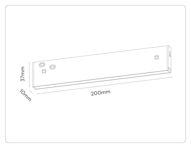 Трековый магнитный светильник Ambrella Light Track System GL2320 Трековый магнитный светильник Ambrella Light Track System GL2320