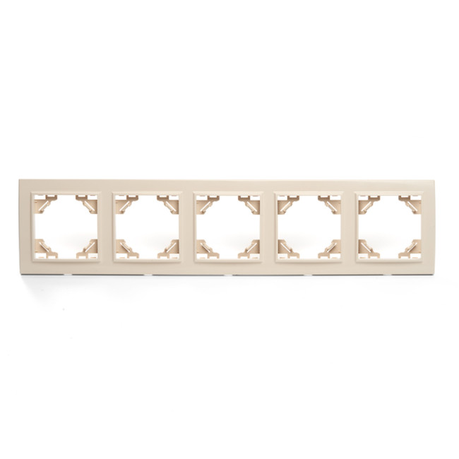 Рамка 5-местная горизонтальная Stekker Эрна 39621 Рамка 5-местная горизонтальная Stekker Эрна 39621