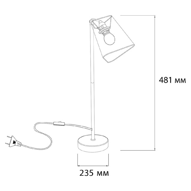 Настольная лампа Escada Hall 10185/L White Настольная лампа Escada Hall 10185/L White