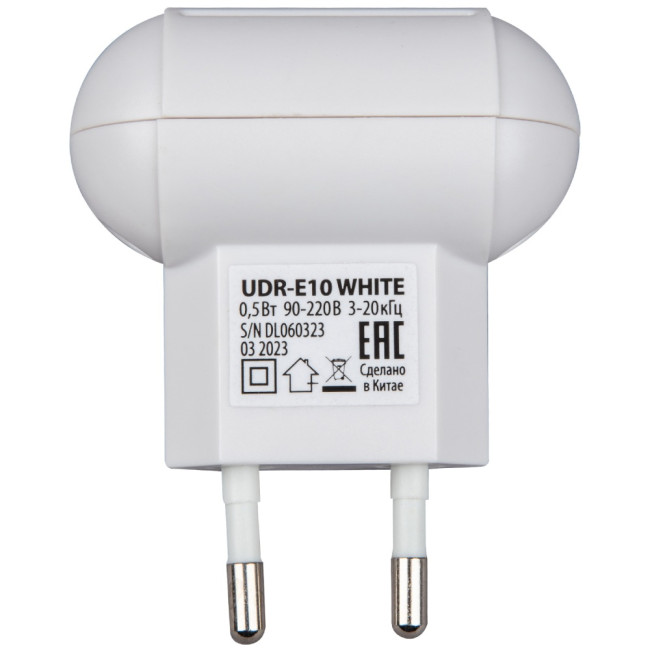 Ультразвуковой отпугиватель насекомых и грызунов (UL-00004561) Uniel UDR-E10 White