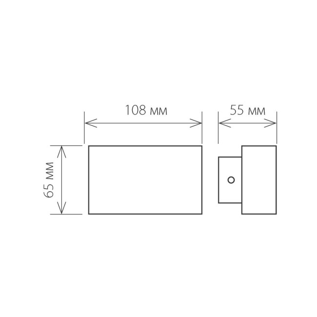Уличный настенный светодиодный светильник Elektrostandard 1555 Techno LED Twinky 4690389106330 Уличный настенный светодиодный светильник Elektrostandard 1555 Techno LED Twinky 4690389106330