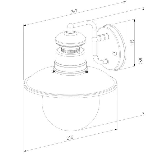Уличный настенный cветильник Elektrostandard Talli D GL 3002D брауни 4690389106569 Уличный настенный cветильник Elektrostandard Talli D GL 3002D брауни 4690389106569