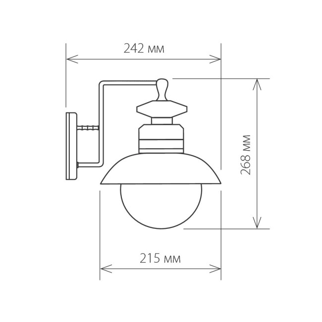 Уличный настенный cветильник Elektrostandard Talli D GL 3002D брауни 4690389106569 Уличный настенный cветильник Elektrostandard Talli D GL 3002D брауни 4690389106569