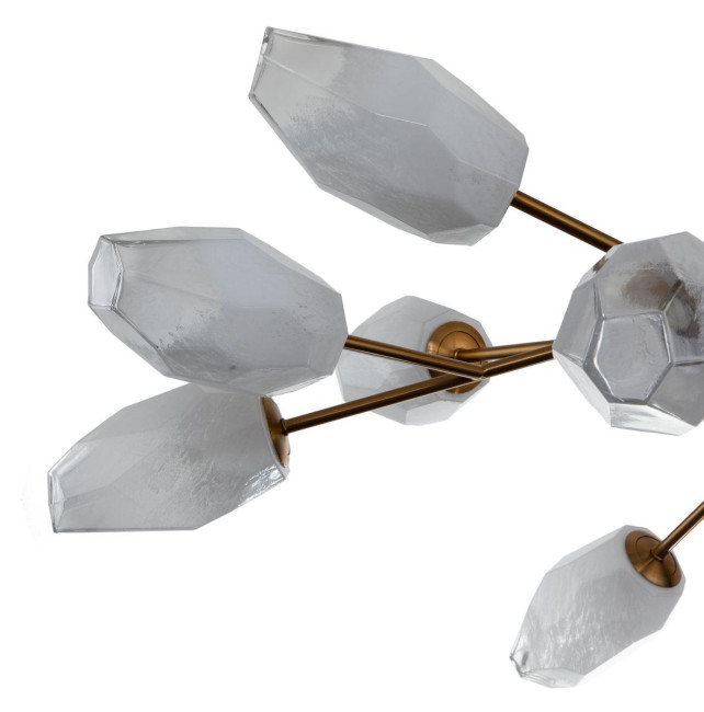 Люстра на штанге Indigo Boccio 13003/12C Brass V000005