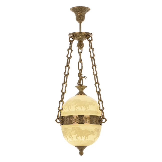 Подвесной светильник Bohemia Ivele Crystal 71000P/20 G Horse FH1S Подвесной светильник Bohemia Ivele Crystal 71000P/20 G Horse FH1S