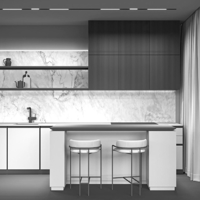 Трековый светильник Maytoni Technical Basis TR074-2-7W4K-B