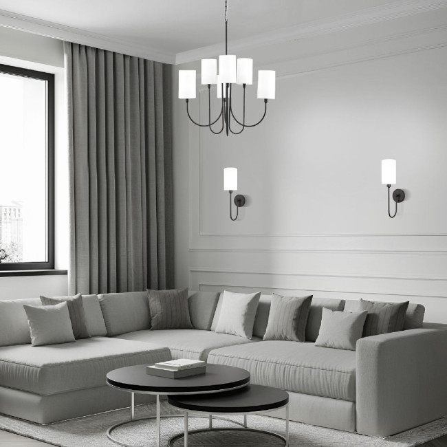 Бра Eurosvet Abbey 60164/1 черный a065751