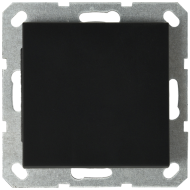 Звонковый механизм Jasmart в комплекте с накладкой 10A 250V черный матовый (soft touch) G3010PB