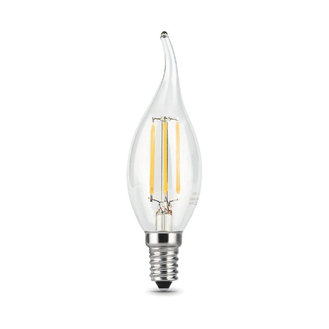 Лампа светодиодная Gauss E14 5W 4100K прозрачная 104801205 Лампа светодиодная Gauss E14 5W 4100K прозрачная 104801205