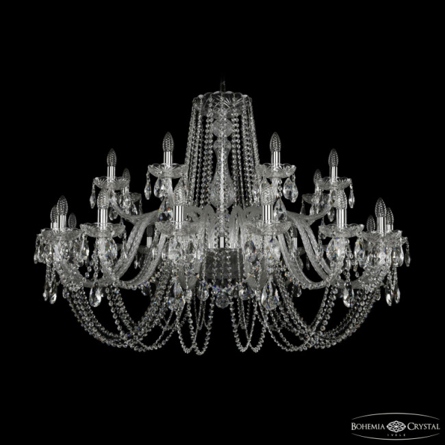 Подвесная люстра Bohemia Ivele Crystal 1402/16+8/460 Ni