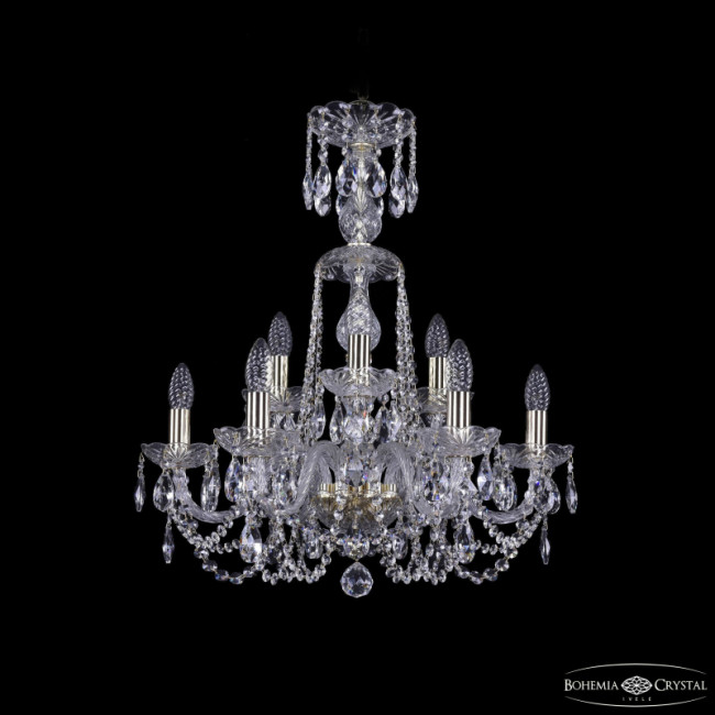 Подвесная люстра Bohemia Ivele Crystal 1402/6+3/195/XL-64 G