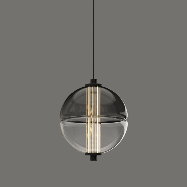 Подвесной светильник MD24022079-1A black/smoky Подвесной светильник MD24022079-1A black/smoky