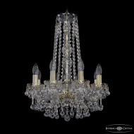 Подвесная люстра Bohemia Ivele Crystal 1409/8/141/h-59 G Подвесная люстра Bohemia Ivele Crystal 1409/8/141/h-59 G