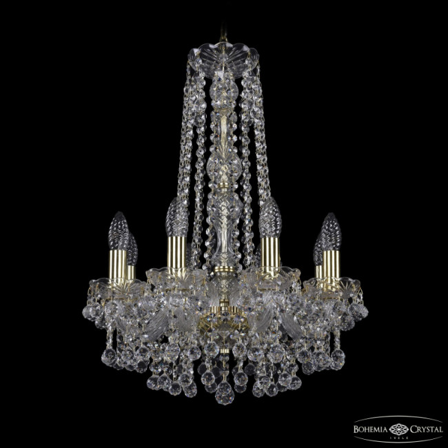 Подвесная люстра Bohemia Ivele Crystal 1409/8/141/h-59 G