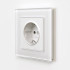 Розетка с заземлением Werkel 4690389184703 W1171061