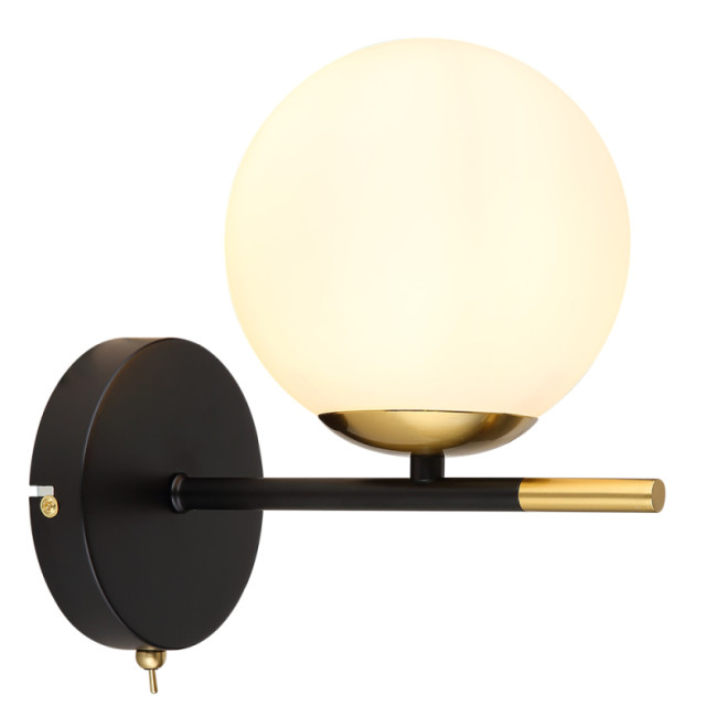 Бра Arte Lamp Alcor A2224AP-1BK Бра Arte Lamp Alcor A2224AP-1BK