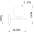 Бра Arte Lamp Alcor A2224AP-1BK Бра Arte Lamp Alcor A2224AP-1BK