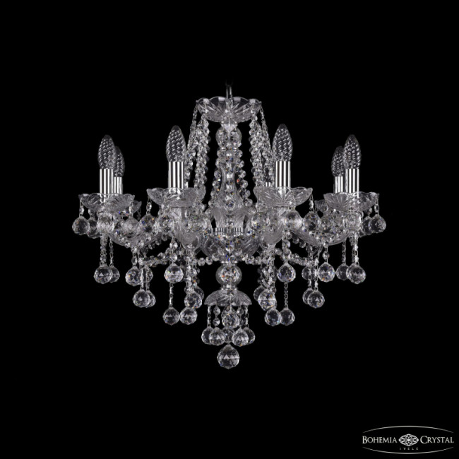 Подвесная люстра Bohemia Ivele Crystal 1415/8/200 Ni Balls Подвесная люстра Bohemia Ivele Crystal 1415/8/200 Ni Balls