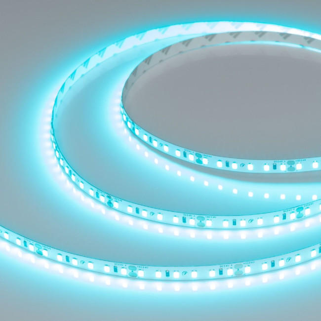 Светодиодная лента Arlight RT-A120-8mm 24V Mint Blue (9.6 W/m, IP20, 5m) 043382(1) Светодиодная лента Arlight RT-A120-8mm 24V Mint Blue (9.6 W/m, IP20, 5m) 043382(1)
