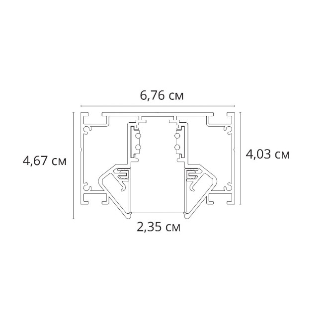 Шинопровод магнитный Arte Lamp Linea-Accessories A473206 Шинопровод магнитный Arte Lamp Linea-Accessories A473206