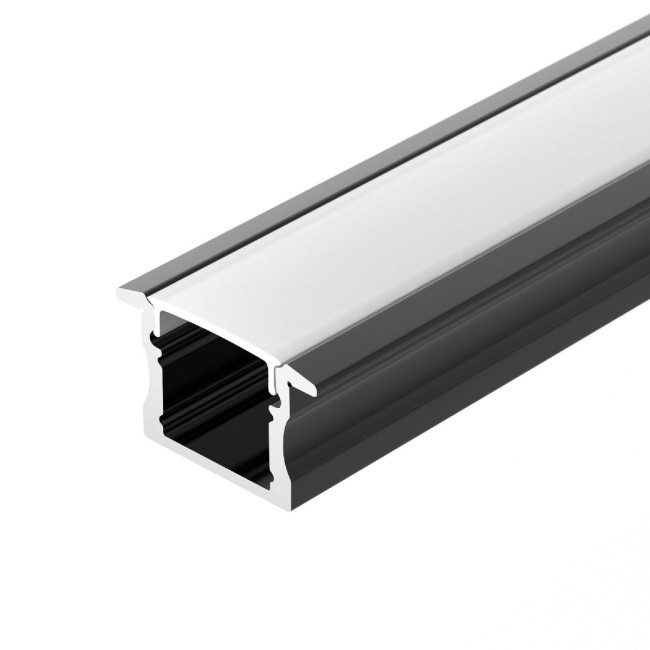 Алюминиевый профиль Arlight LINE-2315-F-2000 ANOD BLACK 044278 Алюминиевый профиль Arlight LINE-2315-F-2000 ANOD BLACK 044278