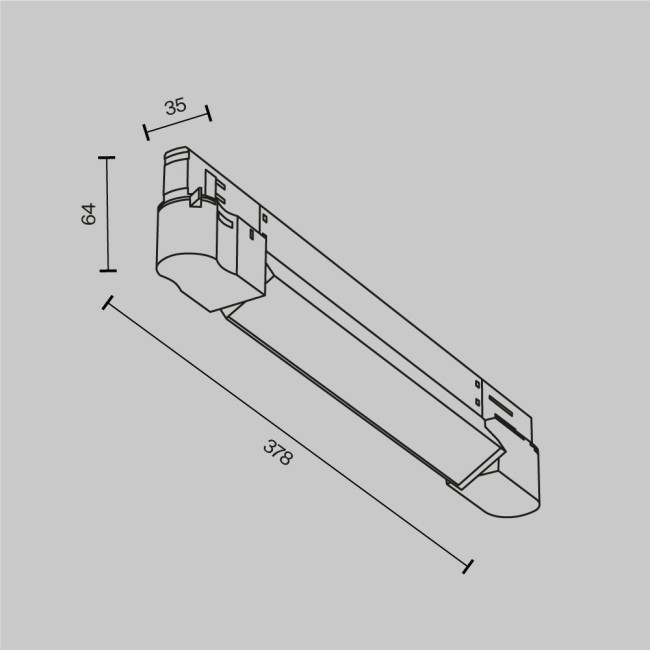 Трековый трехфазный светильник Maytoni Basis TR196-3-10W2.7K-B