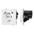 Механизм розетки с USB зарядкой Arlight SCT-TENDO-MUAC-PL-WH (230V, 16A) 054086 Механизм розетки с USB зарядкой Arlight SCT-TENDO-MUAC-PL-WH (230V, 16A) 054086