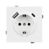 Механизм розетки с USB зарядкой Arlight SCT-TENDO-MUAC-PL-WH (230V, 16A) 054086 Механизм розетки с USB зарядкой Arlight SCT-TENDO-MUAC-PL-WH (230V, 16A) 054086