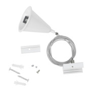 Набор для подвесного монтажа шинопроводов Uniel UFB-H41 WHITE 1 POLYBAG UL-00010400 Набор для подвесного монтажа шинопроводов Uniel UFB-H41 WHITE 1 POLYBAG UL-00010400