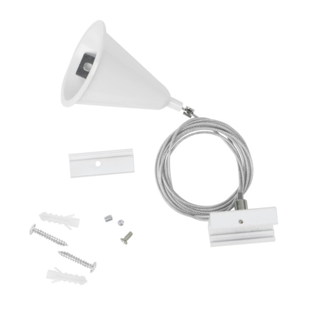 Набор для подвесного монтажа шинопроводов Uniel UFB-H41 WHITE 1 POLYBAG UL-00010400 Набор для подвесного монтажа шинопроводов Uniel UFB-H41 WHITE 1 POLYBAG UL-00010400