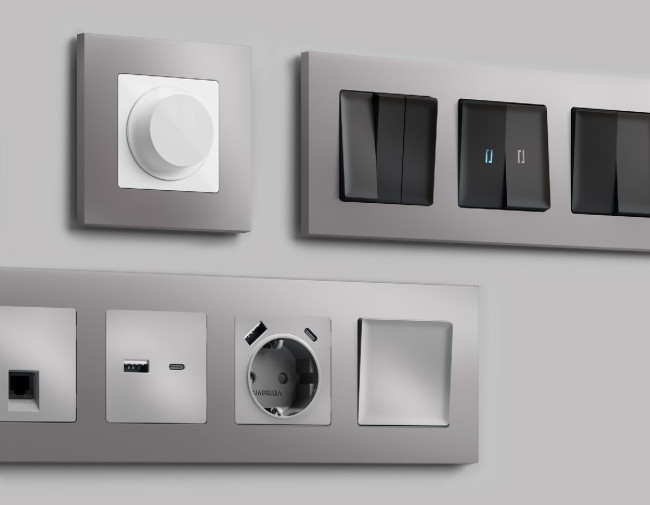 Рамка четырехместная Ambrella Volt Qubi AF250504 Рамка четырехместная Ambrella Volt Qubi AF250504