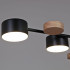 Люстра на штанге Reluce 03758-0.3-10 BK+WOOD GX53 Люстра на штанге Reluce 03758-0.3-10 BK+WOOD GX53