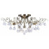 Потолочная люстра Eurosvet 10042/12 античная бронза/прозрачный хрусталь Потолочная люстра Eurosvet 10042/12 античная бронза/прозрачный хрусталь