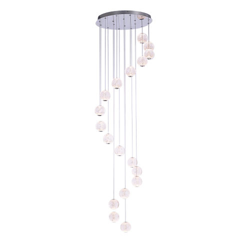 Подвесная люстра DeLight Collection Elliot Diamante MD20001012-18A chrome Подвесная люстра DeLight Collection Elliot Diamante MD20001012-18A chrome