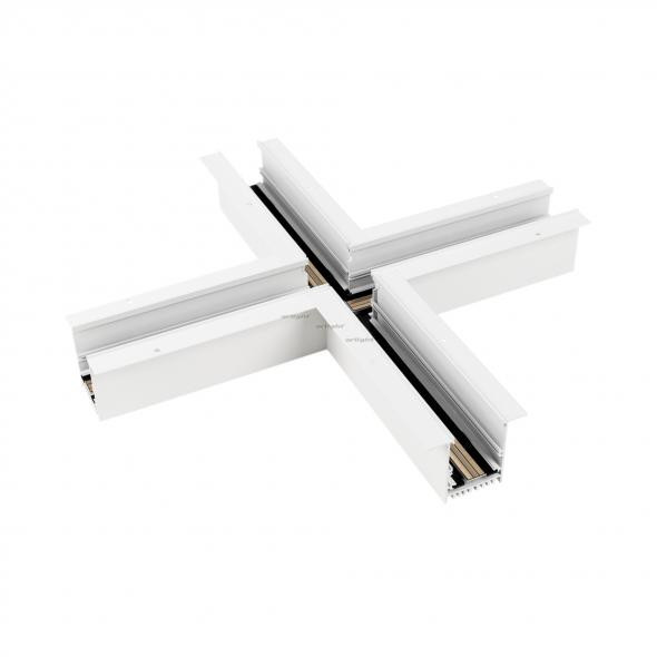 Коннектор Х-образный Arlight MAG-TRACK WHITE 026922 Коннектор Х-образный Arlight MAG-TRACK WHITE 026922