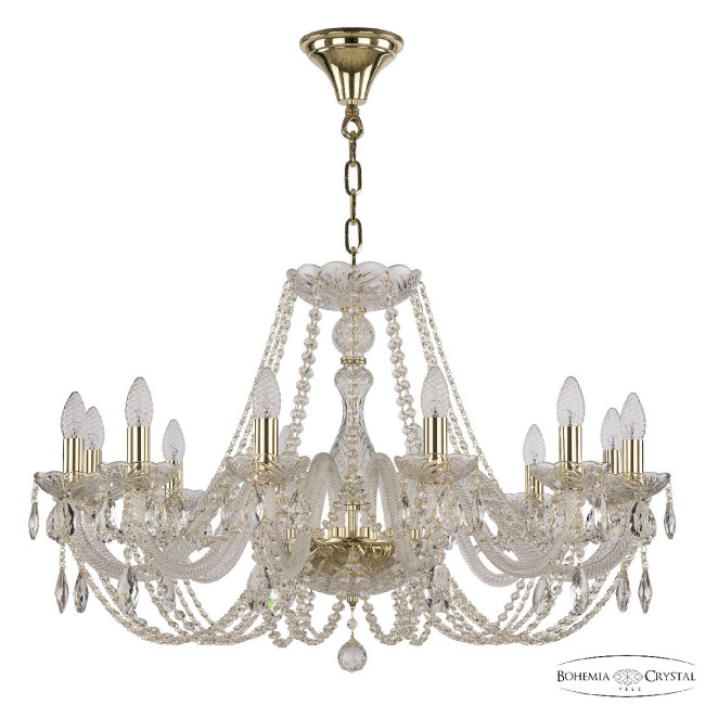 Подвесная люстра Bohemia Ivele Crystal 101/12/300 G Подвесная люстра Bohemia Ivele Crystal 101/12/300 G