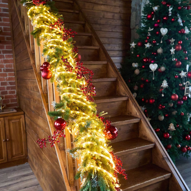 Уличная гирлянда Uniel ULD-D50 15M/С08 IP44 YELLOW UL-00010906