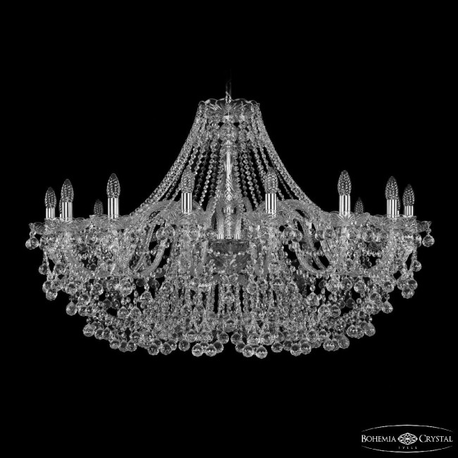 Подвесная люстра Bohemia Ivele Crystal 1409/16/400 Ni Подвесная люстра Bohemia Ivele Crystal 1409/16/400 Ni