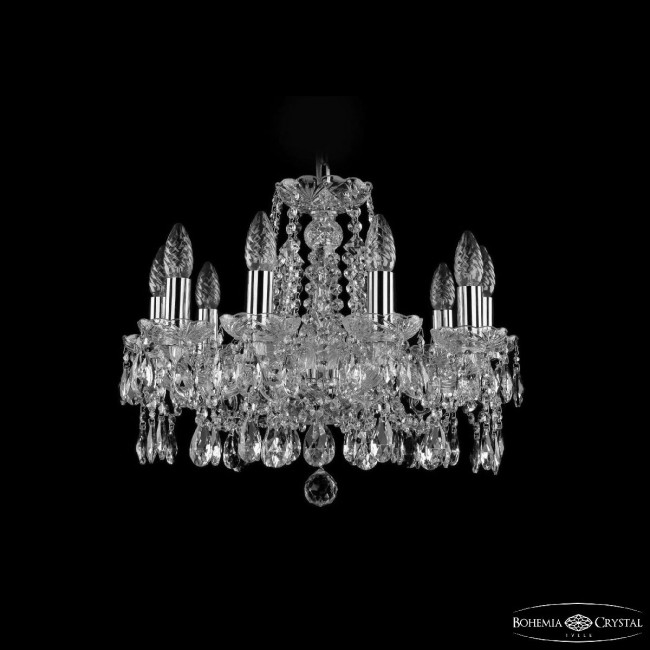 Подвесная люстра Bohemia Ivele Crystal 1413/10/165 Ni Подвесная люстра Bohemia Ivele Crystal 1413/10/165 Ni