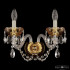 Бра Bohemia Ivele Crystal 5402B/2/165 G Amber/M-1G Бра Bohemia Ivele Crystal 5402B/2/165 G Amber/M-1G
