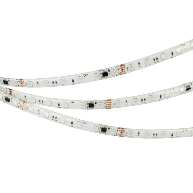 Светодиодная герметичная лента Arlight DMX-SE-B60-10mm 24V RGB-PX6 (14 W/m, IP65, 5060, 5m) 039607