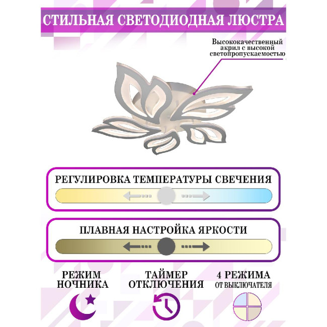 Потолочная люстра Natali Kovaltseva Sand LED LAMPS 81216 Потолочная люстра Natali Kovaltseva Sand LED LAMPS 81216