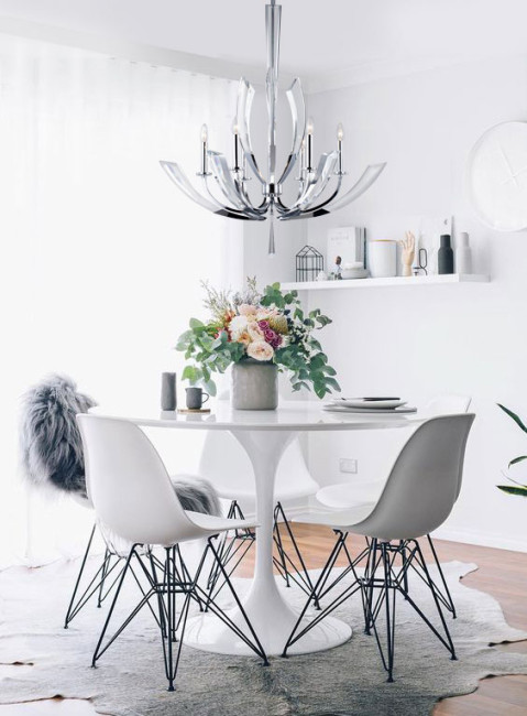 Подвесная люстра Delight Collection Ice Kingdom P68028L-6 chrome Подвесная люстра Delight Collection Ice Kingdom P68028L-6 chrome