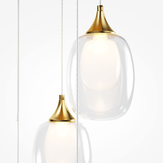 Каскадная люстра Maytoni Aura MOD016PL-08BS1 Каскадная люстра Maytoni Aura MOD016PL-08BS1