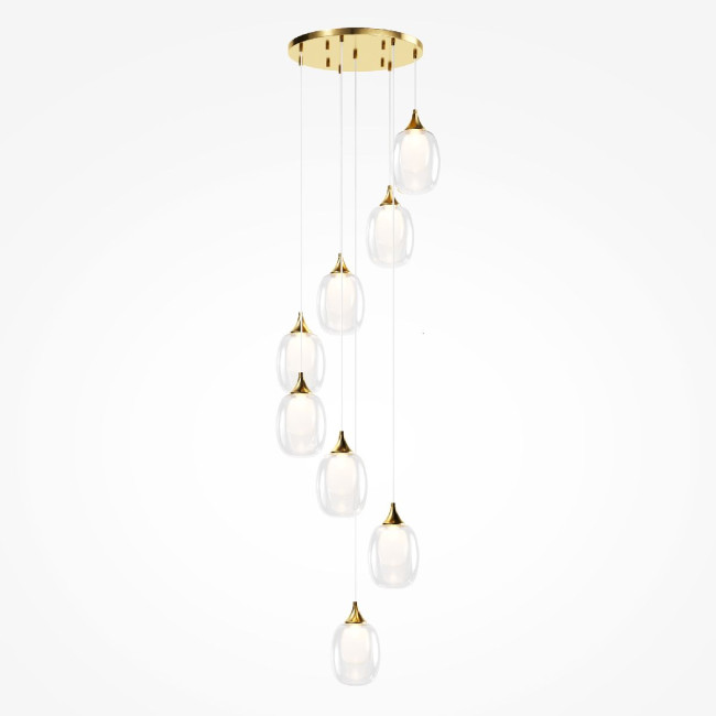 Каскадная люстра Maytoni Aura MOD016PL-08BS1 Каскадная люстра Maytoni Aura MOD016PL-08BS1